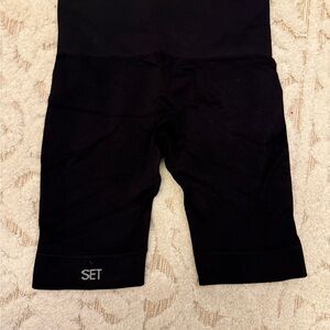 SET Active Black Bike Shorts
